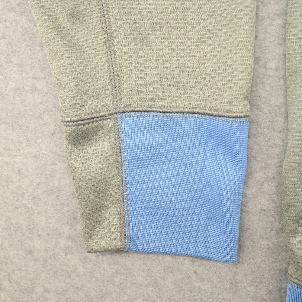 Jordan UNC Tar Heels Elite Dri Fit Hoodie Grey Back Graphic Team Issued Mens L